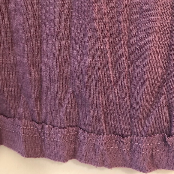Martin + OSA Purple Crinkle Tissue Tee - Picture 3 of 5
